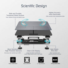 Carica l&#39;immagine nel visualizzatore di Gallery, Bilancia Pesapersone Digitale Bilancia Pesapersone Impedenziometrica Intelligente Bluetooth Bilancia Pesa Persona Misura Peso Corporeo, Massa Grassa, BMI, Massa Muscolare, Massa Ossea, Proteine, 180kg