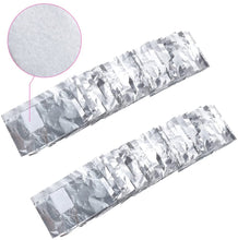 Carica l&#39;immagine nel visualizzatore di Gallery, Lictin 200PCS Remover Foil Wraps del Rimuovere smalto gel per Unghie, Fogli di Alluminio per Rimuovere lo Smalto,Nail wraps di tamponi di cotone + Spingi Cuticole Professionale