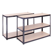 Carica l'immagine nel visualizzatore di Gallery, Scaffale per Garage - Scaffalatura - 180cm x 120cm x 45cm - Nero - 5 Black