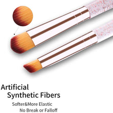 Carica l'immagine nel visualizzatore di Gallery, Set di pennelli per trucco Fondotinta Ombretto Pennelli per trucco in polvere sintetica di alta qualità per cosmetici (2 PCS)