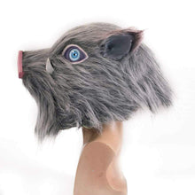 Carica l&#39;immagine nel visualizzatore di Gallery, Mesky Demon Slayer Hashibira Inosuke Maschera Pig Taglia unica, Come Mostra - Ilgrandebazar
