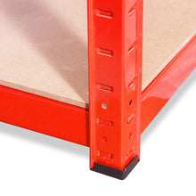 Carica l'immagine nel visualizzatore di Gallery, Scaffale per Garage - Scaffalatura,180cm x 90cm x 45cm - Rosso - 5 Red