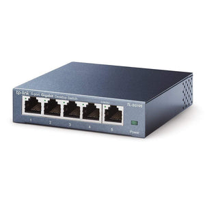 TP-Link TL-SG105 Switch 5 Porte Gigabit, 10/100/1000 Mbps, 5 Porte, Bianco - Ilgrandebazar