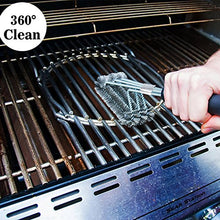 Carica l'immagine nel visualizzatore di Gallery, IREGRO Spazzola Barbecue, BBQ 3 in 1 Grill Spazzola, Pulitore di Cottura Griglie Rack e bruciatori, Durevole ed Efficace