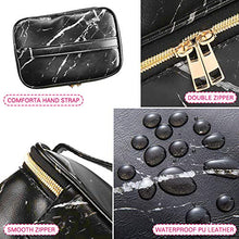 Carica l'immagine nel visualizzatore di Gallery, SunTop 4 Pezzi Borse da Toilette, make up borse viaggio, Beauty Case Nero