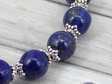 Carica l&#39;immagine nel visualizzatore di Gallery, Bracciale da donna Thurcolas in argento placcato Lapis Lazuli della gamma... - Ilgrandebazar