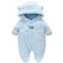 Carica l&#39;immagine nel visualizzatore di Gallery, Vine Bambino Tute da neve Neonato Pagliaccetto con Cappuccio Inverno FOOTED... - Ilgrandebazar