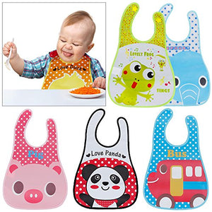 Lictin Bavaglini Impermeabili Set 8 Unisex EVA per bambini da 6 Children: S - Ilgrandebazar