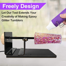 Carica l'immagine nel visualizzatore di Gallery, Jusoney Embossing Pistole termiche, 300 W, asciugacapelli portatile con doppia temperatura, strumento di calore per fai da te, goffratura e tubo termoretraibile (viola)