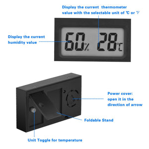 Mini Indoor Casa Interno Digitale Termometro Igrometro Misuratore di... - Ilgrandebazar