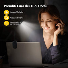 Carica l'immagine nel visualizzatore di Gallery, Lampada da Lettura con 60 ore di Autonomia【Nuovo Design nel 2020】Lampada Clip Ricaricabile con 7 LED 9 Modalità, 360°Flessibile Lampada Libro per di Notte, E-Reader,Bambino,Kindle, Studio,Letto,Tablet