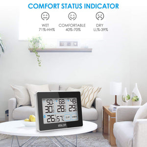FOCHEA Stazione Meteorologica con 3 Sensore Esterno, Meteo Wireless... - Ilgrandebazar