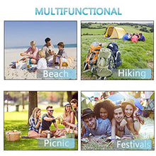 Carica l&#39;immagine nel visualizzatore di Gallery, ZFYQ Coperta da Spiaggia, 140x200cm Anti Sabbia Impermeabile Portatile...