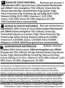 Acqua di Cocco Real Coco Original (12 x 330ml) (03/2019)
