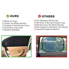 Carica l&#39;immagine nel visualizzatore di Gallery, JELLYBABABABY - Confezione Da 2 Tendine Parasole Auto Nere per Black - Ilgrandebazar
