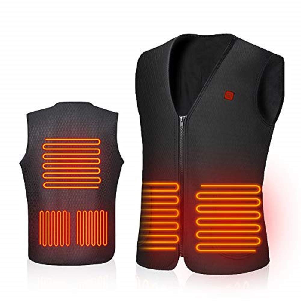 AiBast Gilet riscaldato, Riscaldante Leggero di Ricarica USB... - Ilgrandebazar