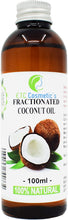 Carica l'immagine nel visualizzatore di Gallery, Olio di Cocco Frazionato Biologico (Organic Fractionated Coconut OIL) - 100ml - Puro, 100% Naturale