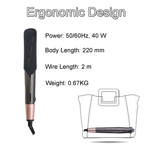 Xnuoyo Piastra Capelli Ricci e Lisci Professionale, Design 2 in 1 Semplice...