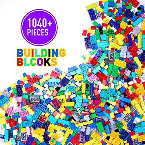 WYSWYG Mattoncini Costruzioni 1040 Pezzi per Bambini Compatibili con Tutti i...