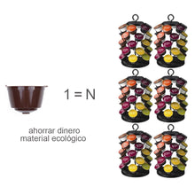 Carica l&#39;immagine nel visualizzatore di Gallery, Lictin Capsule per caffè ricaricabili capsule dolce 3 Pack, Marrone(3 Pezzi) - Ilgrandebazar