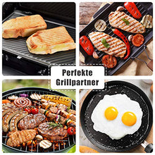 Carica l&#39;immagine nel visualizzatore di Gallery, EKKONG 4 Pezzi Set Utensili Barbecue, Accessori Barbecue in Acciaio 4pcs