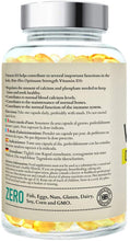 Carica l'immagine nel visualizzatore di Gallery, Rite-Flex, Integratore di Vitamina D3 2000 UI (365 Capsule Soft gel)