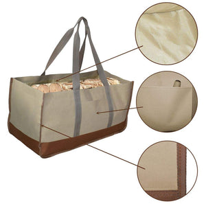 Borsa a Tracolla Resistente Durevole Legno, Robusta Kaki E Marrone - Ilgrandebazar