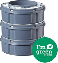 Carica l&#39;immagine nel visualizzatore di Gallery, Tommee Tippee Ricariche per Mangiapannolini Avanzato Twist And Click, Con Pellicola Antibatterica Greenfilm Prodotta In Modo Biologico, 3 pezzi 3 ricariche