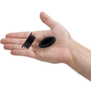 YouU 25 Pezzi Inserto Tubo per Sedia Ovale in Plastica Ufficio, 28 x 14mm - Ilgrandebazar