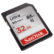 Carica l&#39;immagine nel visualizzatore di Gallery, SanDisk Ultra Scheda di Memoria SDHC Traditional, Velocità 32 GB, Argento