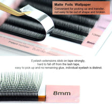 Carica l&#39;immagine nel visualizzatore di Gallery, NAGARAKU YY Extension Ciglia Professionale Russian Volume 4D Eyelash Extensions Premade Fans 0.05mm D Curl 8-12mm Misto Lash Ciglia Estensioni Naturale 8-12mm 0.05 D