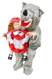 F49 XL, Lupo Costume Costumi da adulto vestiti di carnevale Grigio - Ilgrandebazar