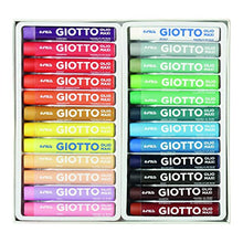 Carica l&#39;immagine nel visualizzatore di Gallery, Giotto pastelli ad olio in astuccio da 24 colori