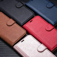 Carica l'immagine nel visualizzatore di Gallery, Case Collection Custodia per Huawei Y6p Cover (6,3") a Libretto in Pelle Blu