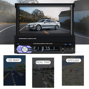Panlelo T2 7 pollici 1 DIN Android Car Stereo Receiver con Quad Core - Ilgrandebazar