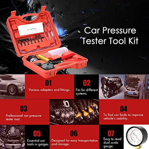 KKmoon 17pcs Professionale Auto Tenuta in Mano Pompa di Pressione del Vuoto... - Ilgrandebazar