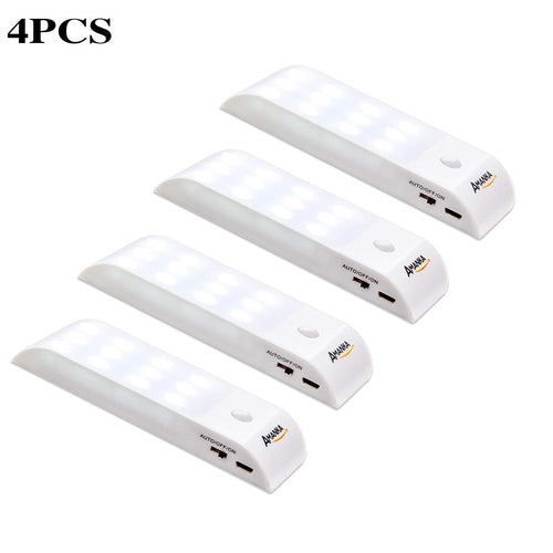 Luce Notte LED, AMANKA 4 Pcs 4 Pezzi Led, 4 Led - Ilgrandebazar