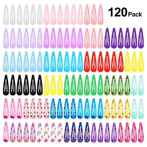 120pcs Mollette per Capelli Colorati, PAMIYO Fermagli in Metal... - Ilgrandebazar