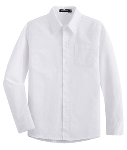Spring&Gege Camicia da ragazzo a maniche lunghe, uniforme formale, in twill... - Ilgrandebazar