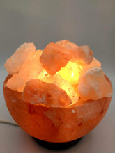 Carica l&#39;immagine nel visualizzatore di Gallery, Lampada in Sale dell&#39;Himalaya a forma di Braciere. - Ilgrandebazar