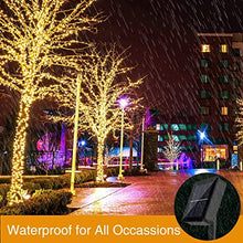 Carica l&#39;immagine nel visualizzatore di Gallery, litogo [4 Pacchi] Catena Luminosa Esterno Solare, 56m 480 LED Luci Solari Esterno 8 Modalità Impermeabili Filo di Rame Luci Lucine da Esterno per Giardino, Natale, Patio, Cancello, Matrimonio, Festa