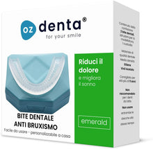 Carica l&#39;immagine nel visualizzatore di Gallery, 2x OzDenta Bite Dentale Notturno Automodellante. Apparecchio anti Bruxismo - anti Digrignamento dei denti e disturbi dell&#39; ATM