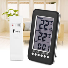 Carica l&#39;immagine nel visualizzatore di Gallery, Termometro Digitale LCD Orologio Senza Fili Trasmettitore Wireless... - Ilgrandebazar