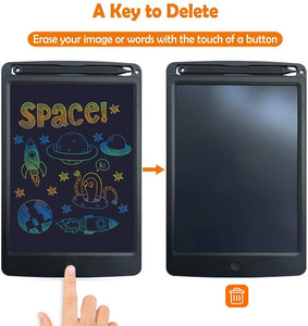 NOBES Tavoletta Grafica Scrittura Tablet LCD 8.5 Pollici, Elettronica Tavoletta Grafica Lavagna Portatile Tavoletta da Disegno con Penna per Bambini,Progettista,Studenti,Famiglia,Ufficio (Black)