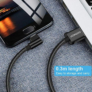 aceyoon Cavo USB Type-C 90 Gradi 30cm 3 Pezzi 90 Degree USBC 0.3m*3 - Ilgrandebazar