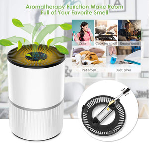 Purificatore d'Aria HEPA con Aromaterapia, Decibel Basso,Ottimo per...