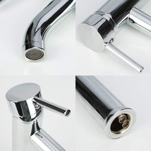 Carica l&#39;immagine nel visualizzatore di Gallery, GAVAER Rubinetto Bagno Lavabo, per Miscelatore Lavabo Alto e Grigio Argento