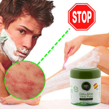 Carica l&#39;immagine nel visualizzatore di Gallery, Gel idratante 100% naturale di Aloe Vera 500 ml per pelli 500ml., verde