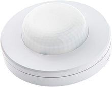 Carica l'immagine nel visualizzatore di Gallery, HUBER MOTION 34, rilevatore di movimento 360°, bianco, efficienza energetica, rilevatore di presenza altamente sensibile grazie a 3 sensori e lenti a matita, protezione IP65