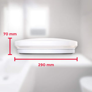 Plafoniera LED, lampada da soffitto o parete per bagno, luce bianca naturale...